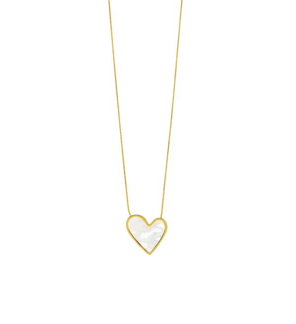 Pearl Heart Necklace