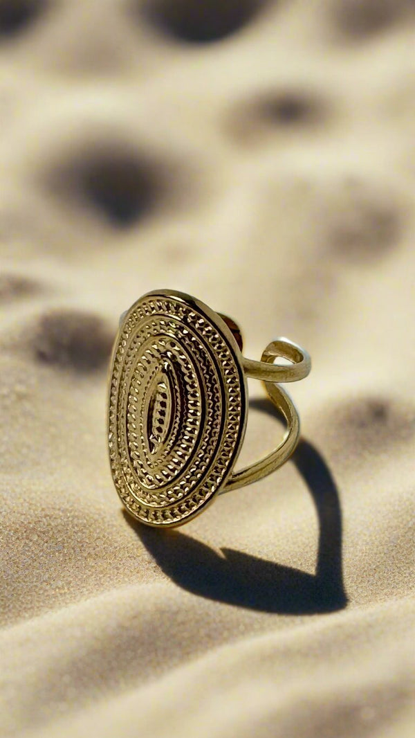 Gold Athena’s Embrace Ring